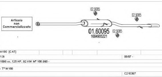 MTS C210397008079 Exhaust System